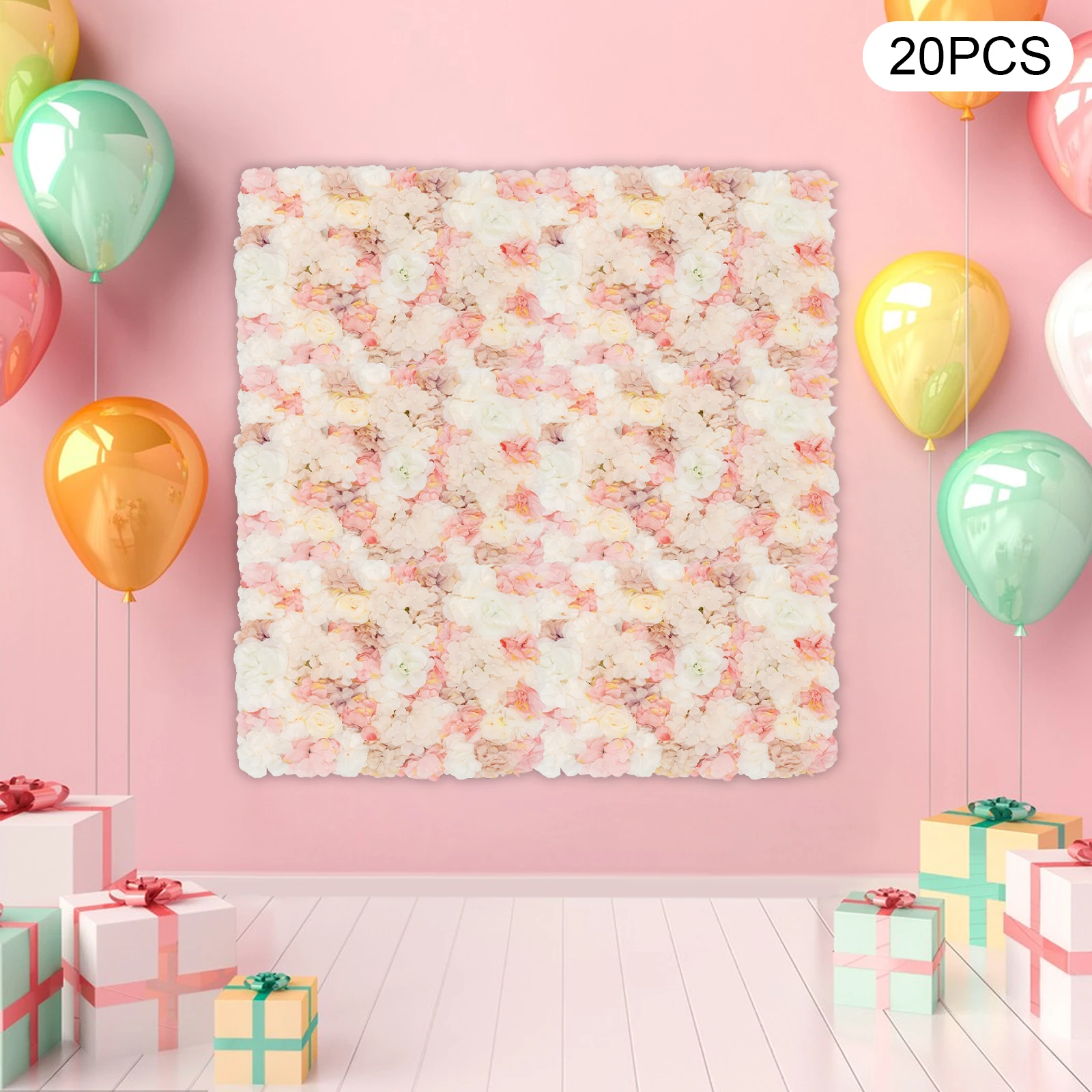 20PCS Flower Wall Panel Artificial Floral Backdrop Wall Decoration Backdrop for Wedding Ceremony Party
20PCS Flower Wall Panel Artificial Floral Backdrop Wall Decoration Backdrop for Wedding Ceremony Party