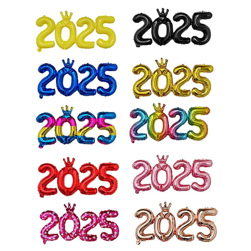 1pc 16inch Connection Crown 2025 Number Foil Balloons New Year 2025 Decoration Christmas Decorations
1pc 16inch Connection Crown 2025 Number Foil Balloons New Year 2025 Decoration Christmas Decorations