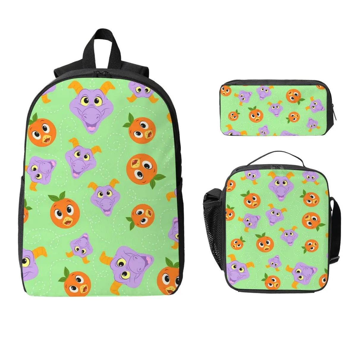 Festival Fresh - Figment And Orange Bird Backpack Boy Girl BookBag School Bag Shoulder Bags 3ps Insulated Lunch Bag Pencil Case 
Festival Fresh - Figment And Orange Bird Backpack Boy Girl BookBag School Bag Shoulder Bags 3ps Insulated Lunch Bag Pencil Case