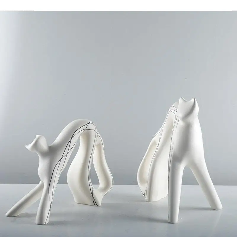Black and White Stripes Sculpture Desk Decoration Artwork Ornaments Abstract Character Statue Resin Crafts Modern Home Decor
Black and White Stripes Sculpture Desk Decoration Artwork Ornaments Abstract Character Statue Resin Crafts Modern Home Decor