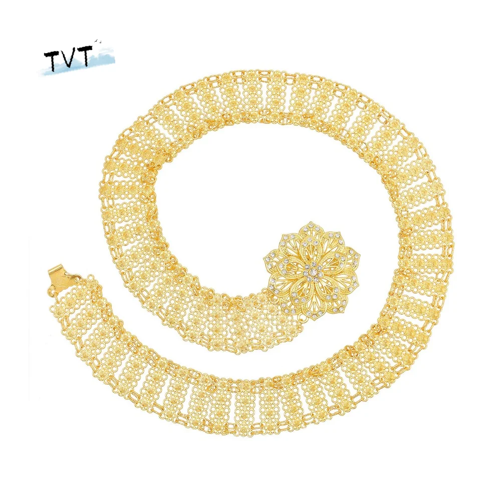 Classic Metal Ethnic Style Belt Rhinestone Jewelry Flower Metal Waist Chain Tassel Hollow Out Dance Dress Belt Chains Women
Classic Metal Ethnic Style Belt Rhinestone Jewelry Flower Metal Waist Chain Tassel Hollow Out Dance Dress Belt Chains Women