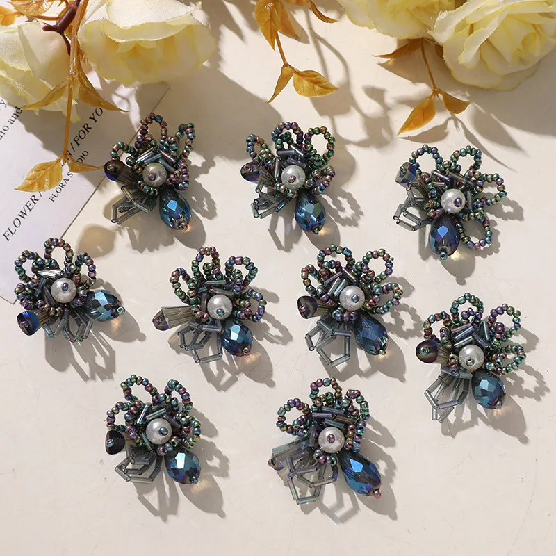 Clog Shoe Charm 1 Pc Vintage Iridescent Blue Crystal Beaded Hollow Flower Water Drop Clear Jelly Resin Korean DIY Princess Decor
Clog Shoe Charm 1 Pc Vintage Iridescent Blue Crystal Beaded Hollow Flower Water Drop Clear Jelly Resin Korean DIY Princess Decor