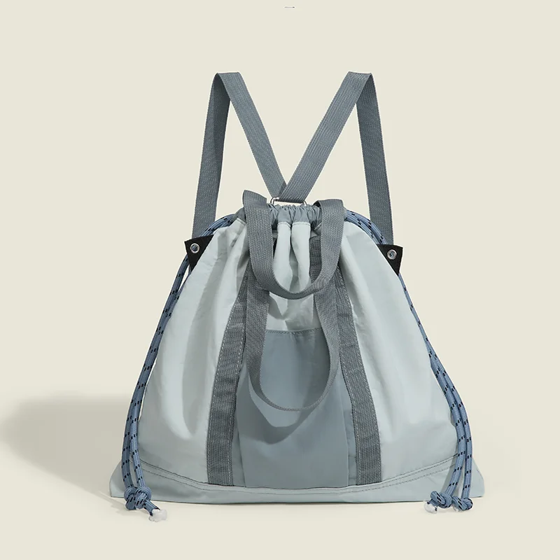Contrasting Colors Drawstring Backpack Bag For Women Luxury Designer Handbags Purses 2024 New In Casual Large Capacity Shoulder
Contrasting Colors Drawstring Backpack Bag For Women Luxury Designer Handbags Purses 2024 New In Casual Large Capacity Shoulder