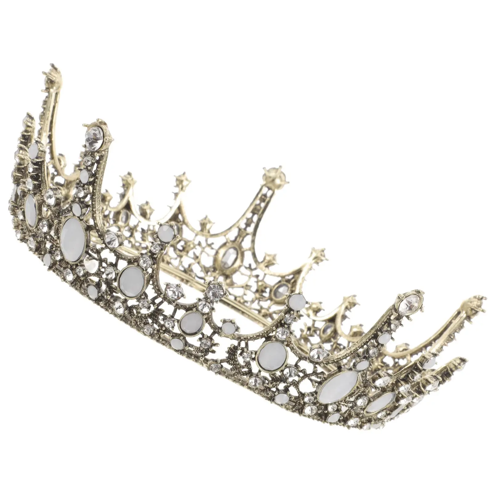 Rhinestones Bridal Tiara Vintage European Crown for Women Bride Wedding Party Engagement Hair Accessories Decorations
Rhinestones Bridal Tiara Vintage European Crown for Women Bride Wedding Party Engagement Hair Accessories Decorations