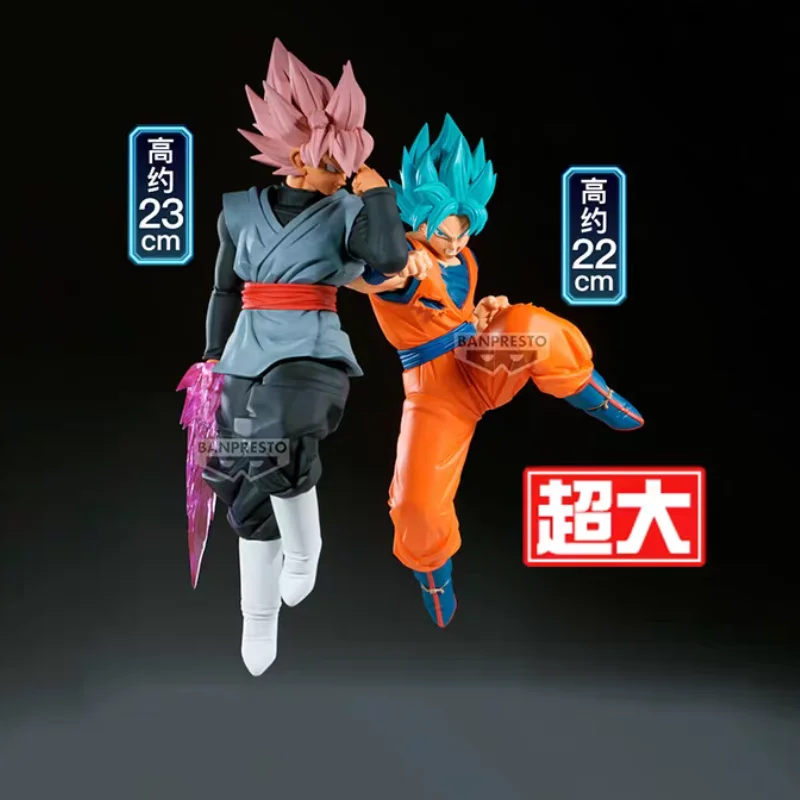 Genuine BANPRESTO Dragon Ball 22cm Super MATCH MAKERS Super Saiya Blue Son Goku VS Super Saiya Roes Goku Black Anime Figure Toys
Genuine BANPRESTO Dragon Ball 22cm Super MATCH MAKERS Super Saiya Blue Son Goku VS Super Saiya Roes Goku Black Anime Figure Toys