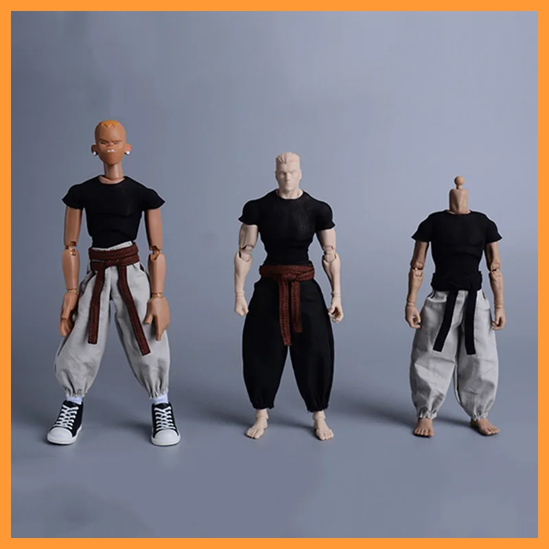 1/12 Male Soldier Japanese Role Samurai Training Uniform Tight T-shirt Lantern Pants with Belt For 6'' Romankey Action Figures
1/12 Male Soldier Japanese Role Samurai Training Uniform Tight T-shirt Lantern Pants with Belt For 6'' Romankey Action Figures