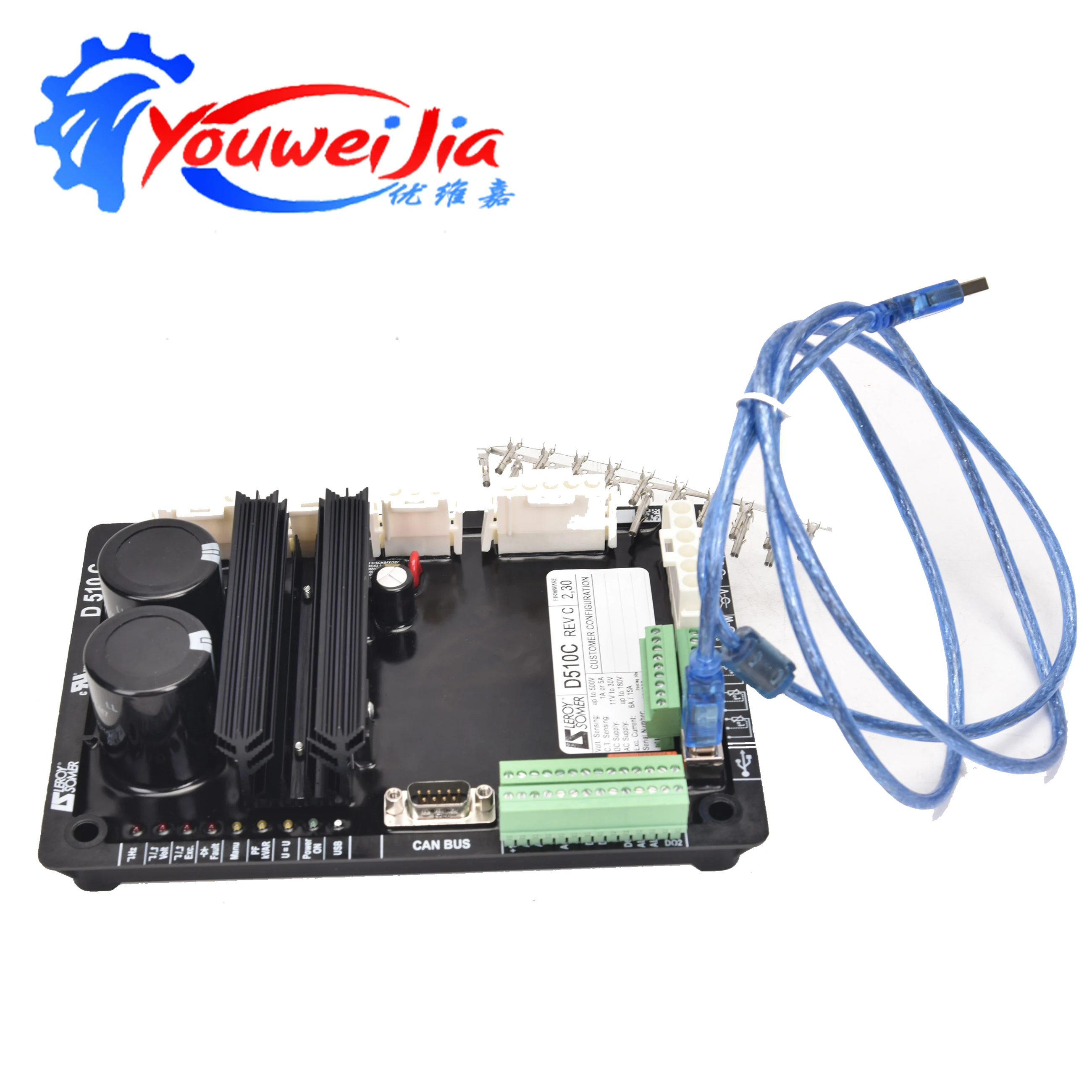 Оригинальный генератор AVR D510C Leroy Somer, автоматический регулятор напряжения с программным обеспечением
Оригинальный генератор AVR D510C Leroy Somer, автоматический регулятор напряжения с программным обеспечением