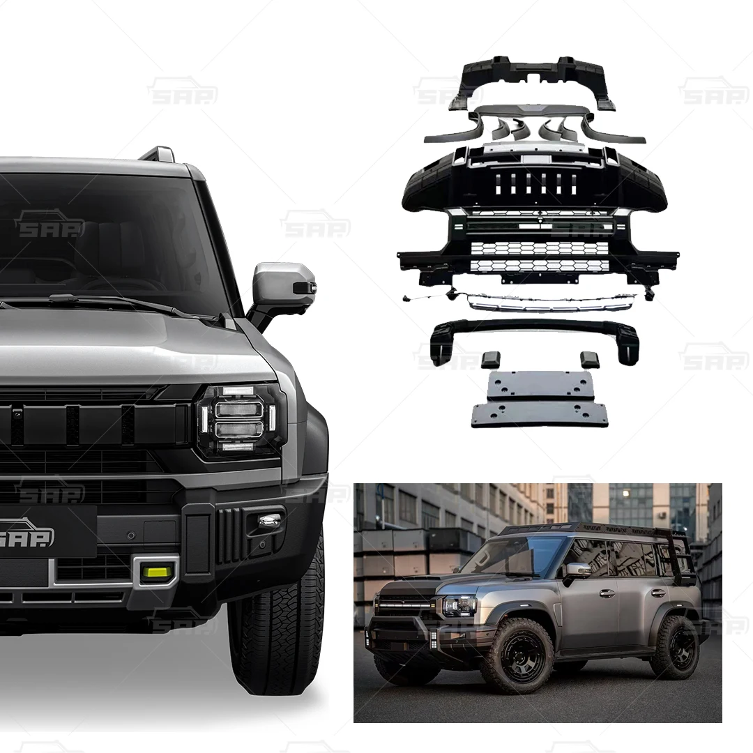 Latest VersionShamo Auto Parts Top Fashion Upgrade Body Kit Black High Quality Car Body Kit For Jetour T2
Latest VersionShamo Auto Parts Top Fashion Upgrade Body Kit Black High Quality Car Body Kit For Jetour T2