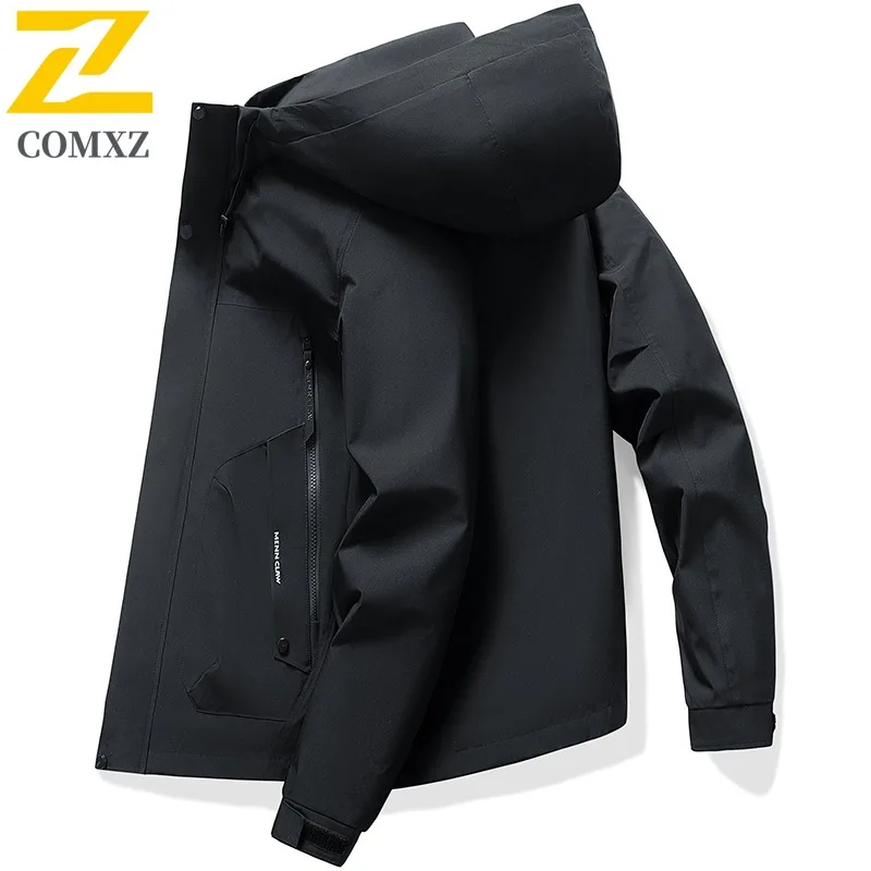 COMXZ 2025 рабочая одежда, пальто с капюшоном, мужское пальто весны 2025 года, новая трендовая ветровка, мужская одежда, тонкая весенне-осенняя молодежная куртка
COMXZ 2025 рабочая одежда, пальто с капюшоном, мужское пальто весны 2025 года, новая трендовая ветровка, мужская одежда, тонкая весенне-осенняя молодежная куртка