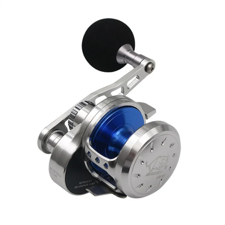 In Stock Salt Water All Aluminum Alloy 25kg Drag Power Slow Jigging Reel Big Game Trolling Reel
In Stock Salt Water All Aluminum Alloy 25kg Drag Power Slow Jigging Reel Big Game Trolling Reel