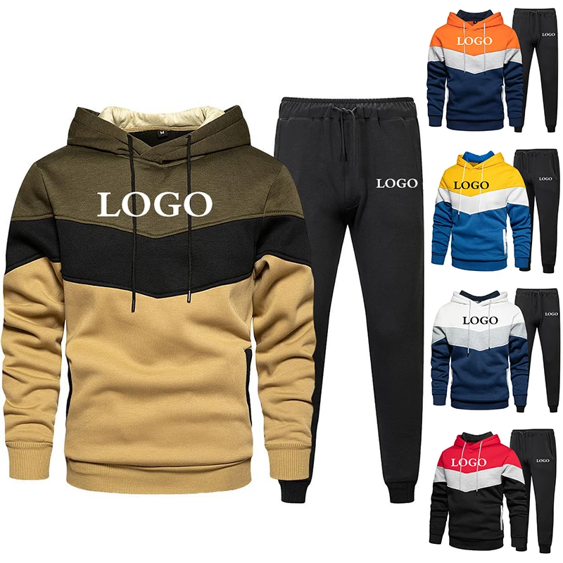 Men's Custom Logo Hoodies Patchwork Hoodie Outdoor Sportswear Street Fashion Men's Pocket Hooded Sweatshirt Fall Winter Set
Men's Custom Logo Hoodies Patchwork Hoodie Outdoor Sportswear Street Fashion Men's Pocket Hooded Sweatshirt Fall Winter Set