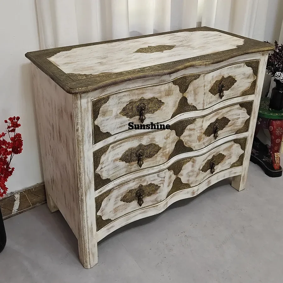 YSolid wood, dining side, porch, decoration, retro old drawers, three-bucket cabinet
YSolid wood, dining side, porch, decoration, retro old drawers, three-bucket cabinet