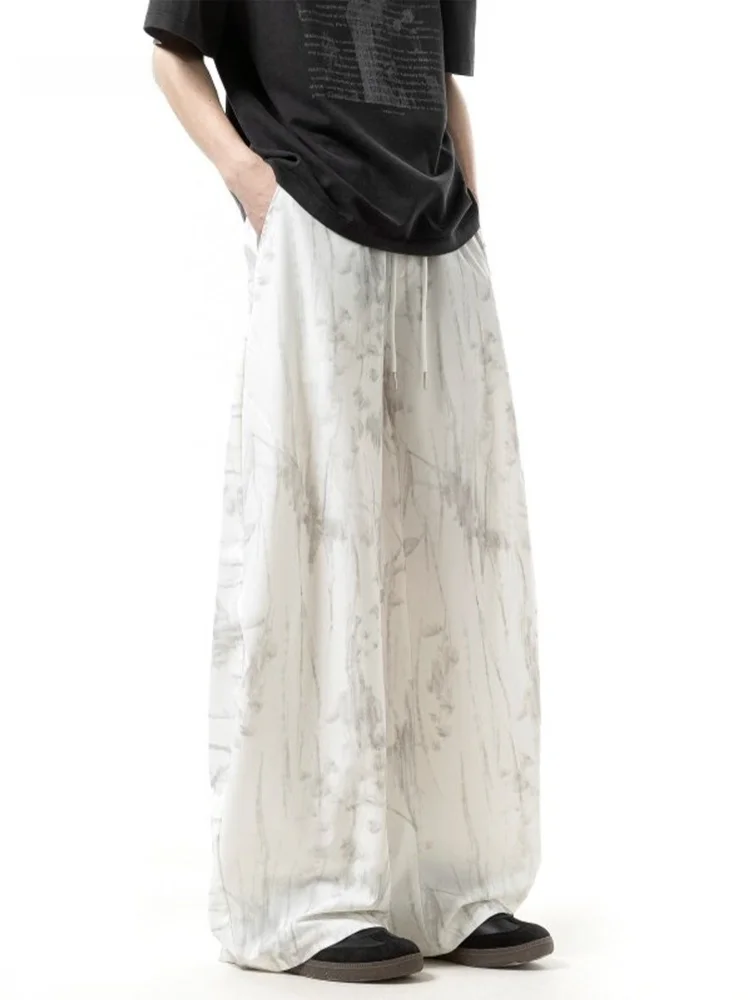 Ice Silk Men's Summer Casual Pants Loose Wide Leg Straight Tube Breathable Thin Cool Feeling Dyed with Chinese Ink Loose Fit
Ice Silk Men's Summer Casual Pants Loose Wide Leg Straight Tube Breathable Thin Cool Feeling Dyed with Chinese Ink Loose Fit