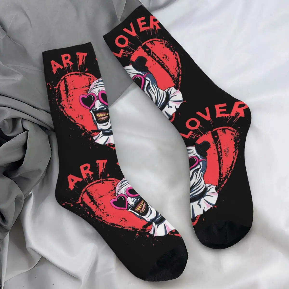 Взрослые мужские носки Terrifier Art The Clown Lover, чулки, осенние винтажные мягкие дышащие носки, нескользящие носки для бега с графикой
Взрослые мужские носки Terrifier Art The Clown Lover, чулки, осенние винтажные мягкие дышащие носки, нескользящие носки для бега с графикой