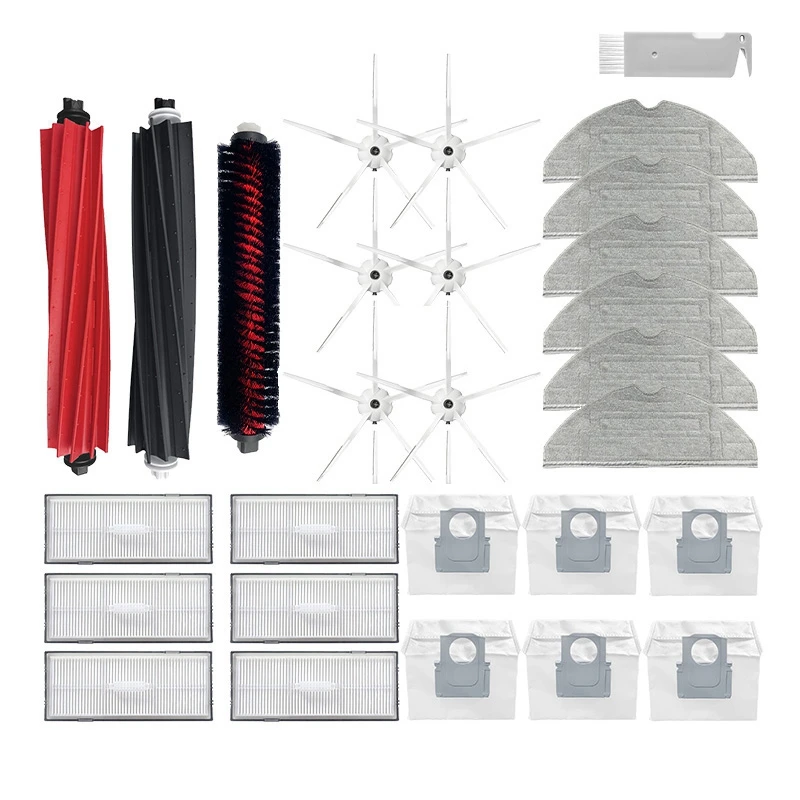 For Roborock S8 PLUS S8+ S8 Pro Ultra G20 Vacuum Cleaner Accessories Main Side Brush Mop Hepa Filter Cleaning Rolling Brush
For Roborock S8 PLUS S8+ S8 Pro Ultra G20 Vacuum Cleaner Accessories Main Side Brush Mop Hepa Filter Cleaning Rolling Brush