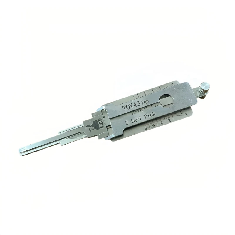 Original Lishi TOY43 Ign 2-in-1 Locksmith Tool Lock Pick & Decoder Flat Milling for H-onda motorcycle/T-oyota/GE3/Geely models
Original Lishi TOY43 Ign 2-in-1 Locksmith Tool Lock Pick & Decoder Flat Milling for H-onda motorcycle/T-oyota/GE3/Geely models