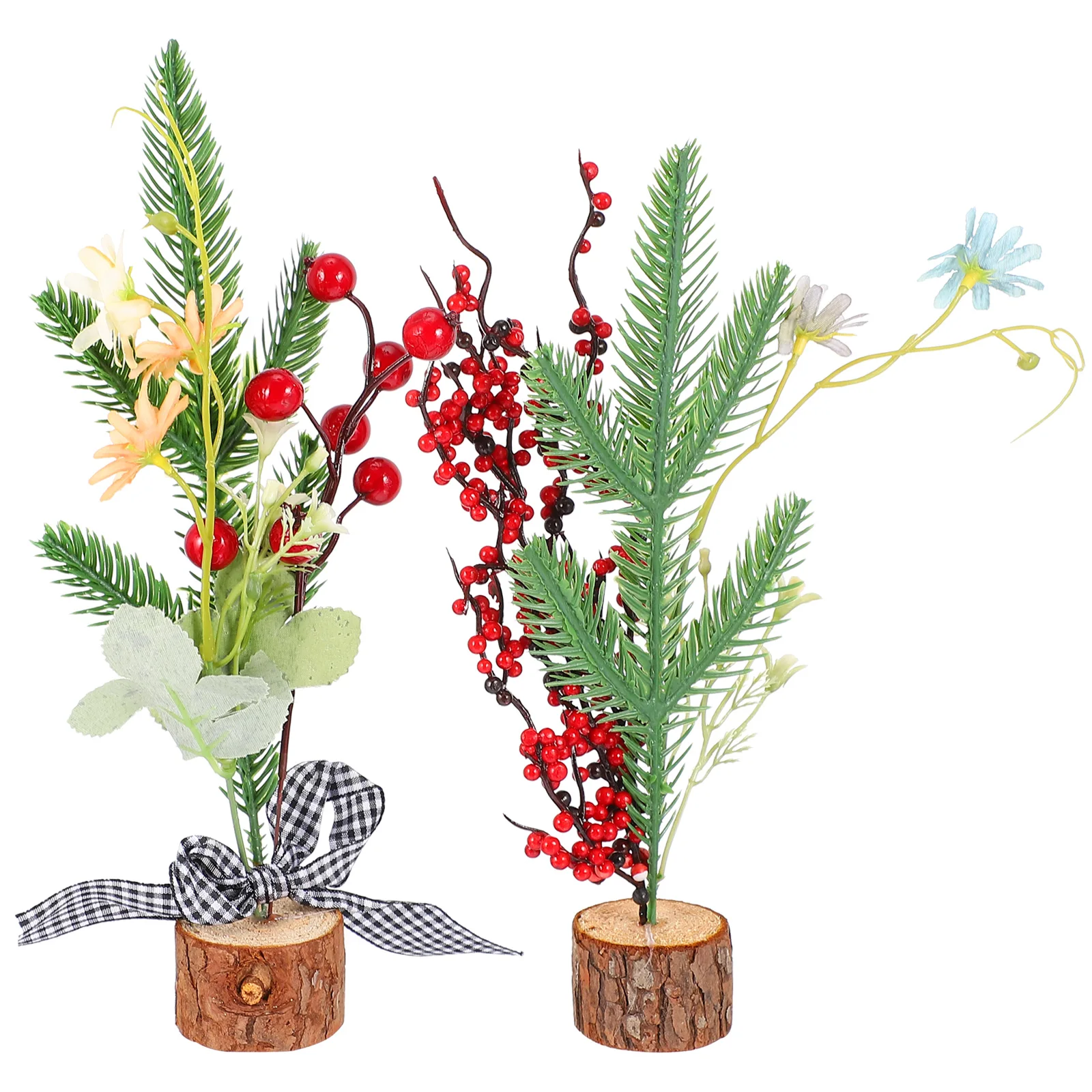 2Pcs Mini Trees Artificial Xmas Mini Christmas Tree Decor Wooden Base PVC Material Desktop naments Holiday Charm
2Pcs Mini Trees Artificial Xmas Mini Christmas Tree Decor Wooden Base PVC Material Desktop naments Holiday Charm