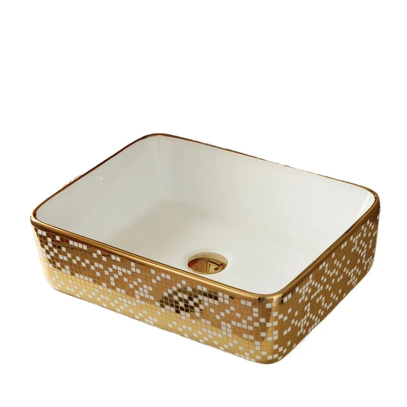 Rectangular European square bathroom basin, creative sink, ceramic washbasin, bathroom sink
Rectangular European square bathroom basin, creative sink, ceramic washbasin, bathroom sink