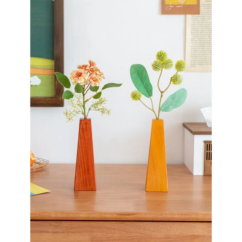 TingKe Japanese-Style Wooden Vase, Simulation Flower Combination, Decoration Cup, Nordic Home Holiday Decoration
TingKe Japanese-Style Wooden Vase, Simulation Flower Combination, Decoration Cup, Nordic Home Holiday Decoration