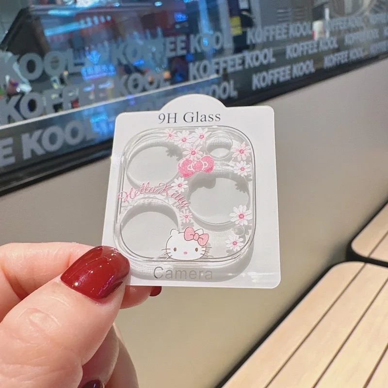 Sanrio Hello Kitty Cartoon Camera Lens Protector 9H HD Anti-Scratch Tempered Glass for iPhone 16 15 14 13 12 11 ProMax Mini Plus Sanrio Hello Kitty Cartoon Camera Lens Protector 9H HD Anti-Scratch Tempered Glass for iPhone 16 15 14 13 12 11 ProMax Mini Plus