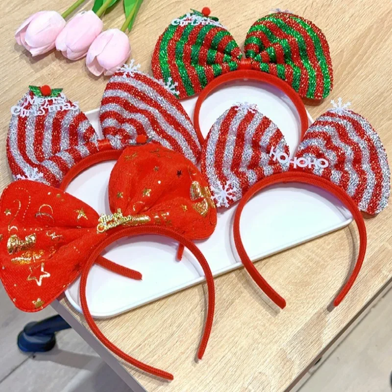 Cute Red Green Christmas Headband Kids Adult Bow Hair Accessories Photo Props Christmas Decoration New Year Party Gifts
Cute Red Green Christmas Headband Kids Adult Bow Hair Accessories Photo Props Christmas Decoration New Year Party Gifts