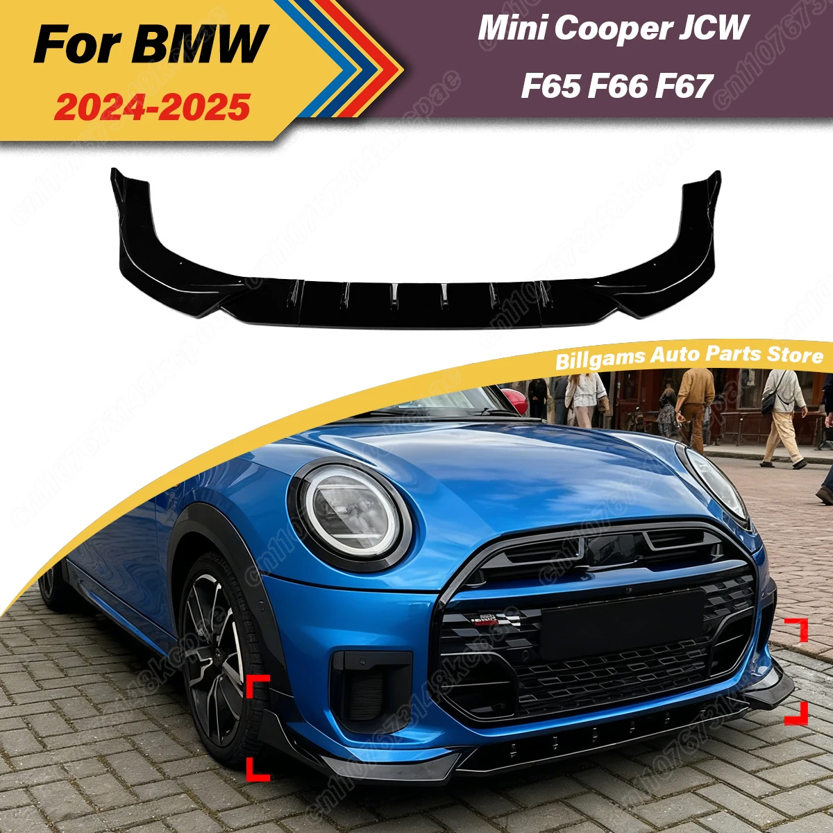 For BMW Mini Cooper JCW F65 F66 F67 2024 2025 Automobile Front Bumper Splitter Board Spoiler Lip Modification Decoration Kit
For BMW Mini Cooper JCW F65 F66 F67 2024 2025 Automobile Front Bumper Splitter Board Spoiler Lip Modification Decoration Kit