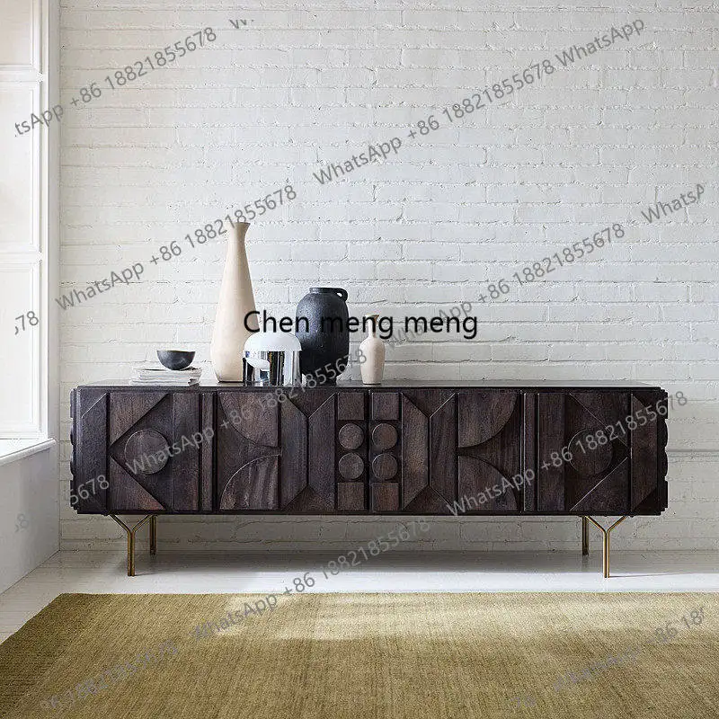 Nordic solid wood TV cabinet modern simple living room storage cabinet retro and old ash wood cabinet
Nordic solid wood TV cabinet modern simple living room storage cabinet retro and old ash wood cabinet
