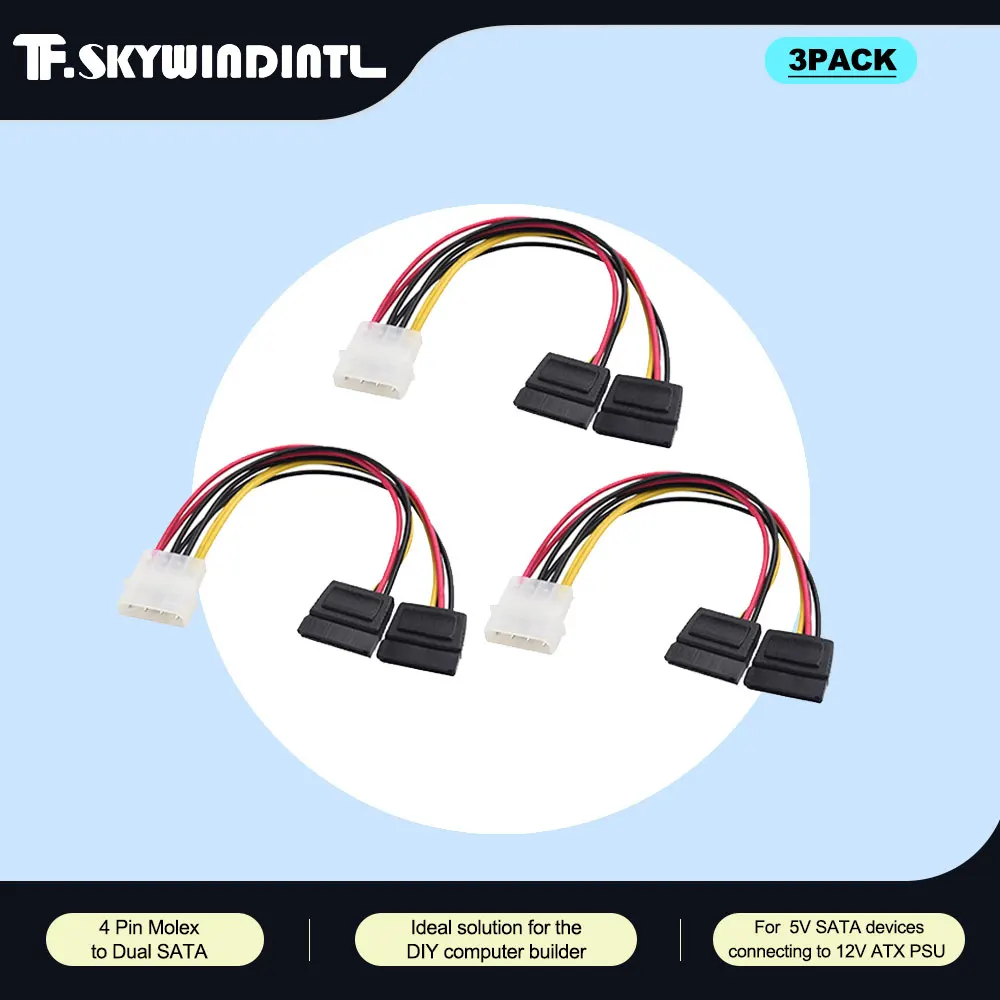 4-контактный разъем Molex IDE на 2 последовательных жестких драйвера ATA, кабель питания SATA Y, разветвитель, двойной удлинитель жесткого диска, разъем адаптера
4-контактный разъем Molex IDE на 2 последовательных жестких драйвера ATA, кабель питания SATA Y, разветвитель, двойной удлинитель жесткого диска, разъем адаптера