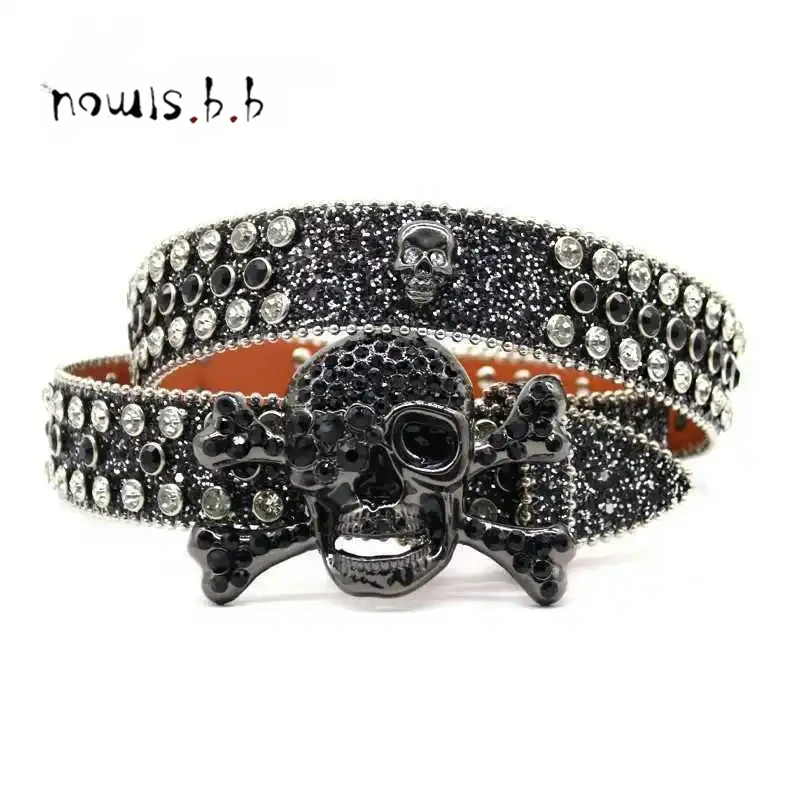 Skull Rhinestone Western Belts Diamond Crystal Studded Genuine Leather Y2K Belts Cowgirl Cowboy For Women Men Jeans
Skull Rhinestone Western Belts Diamond Crystal Studded Genuine Leather Y2K Belts Cowgirl Cowboy For Women Men Jeans