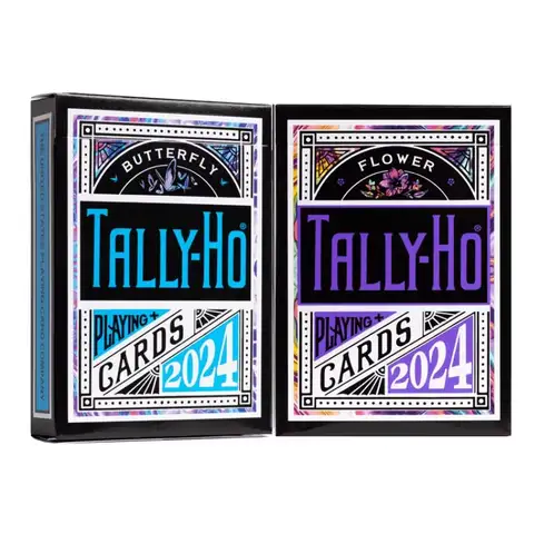 Tally-Ho Butterfly Flower Playing Cards Deck USPCC Poker Collection Card Games