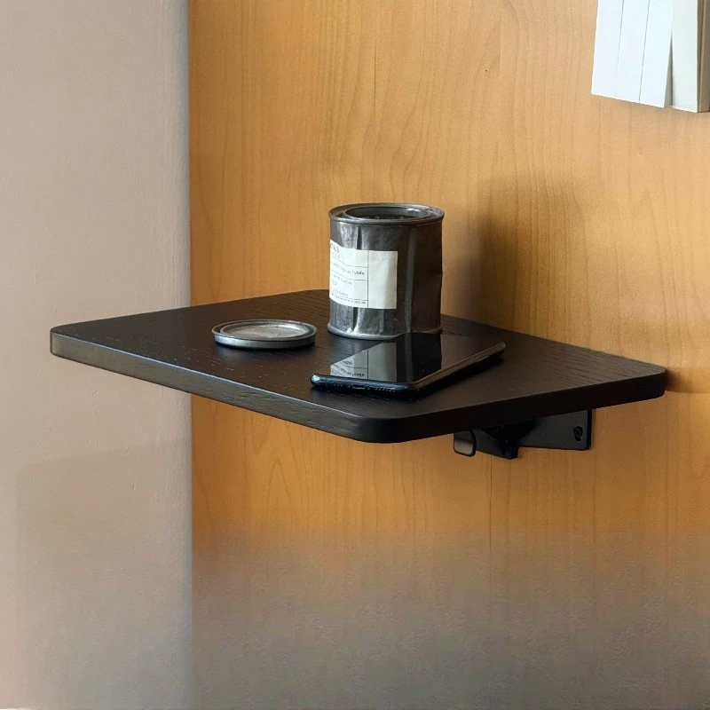 Square folding shelf, projector bracket, punched wall-mounted suspended bedside table
Square folding shelf, projector bracket, punched wall-mounted suspended bedside table