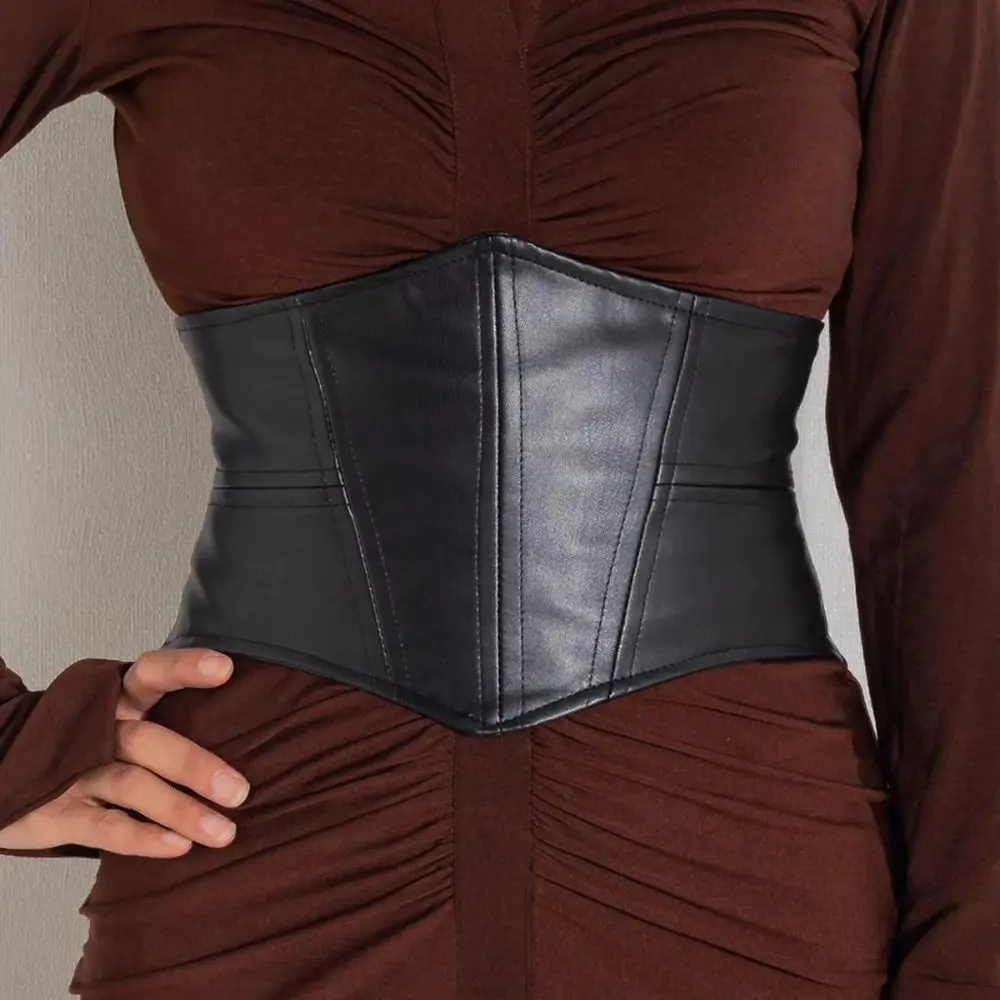 Luxury PU Leather Plus Size Cummerbunds High Waist Dress Girdle Female Waistband Strap Wide Waist Belt Dress
Luxury PU Leather Plus Size Cummerbunds High Waist Dress Girdle Female Waistband Strap Wide Waist Belt Dress