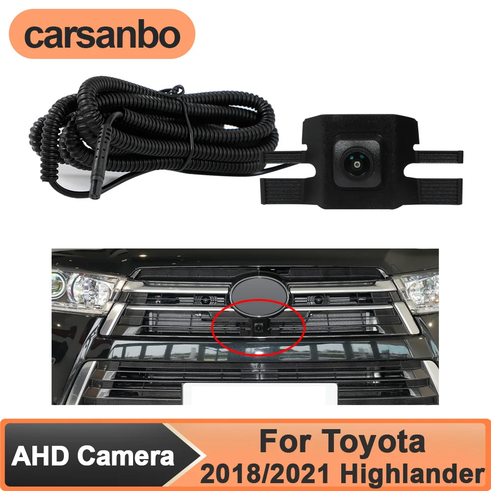 Carsanbo AHD 1080P Car Front View Camera for Toyota 2018/2021 Highlander Night Vision 150° Fisheye Waterproof Parking Monitoring
Carsanbo AHD 1080P Car Front View Camera for Toyota 2018/2021 Highlander Night Vision 150° Fisheye Waterproof Parking Monitoring