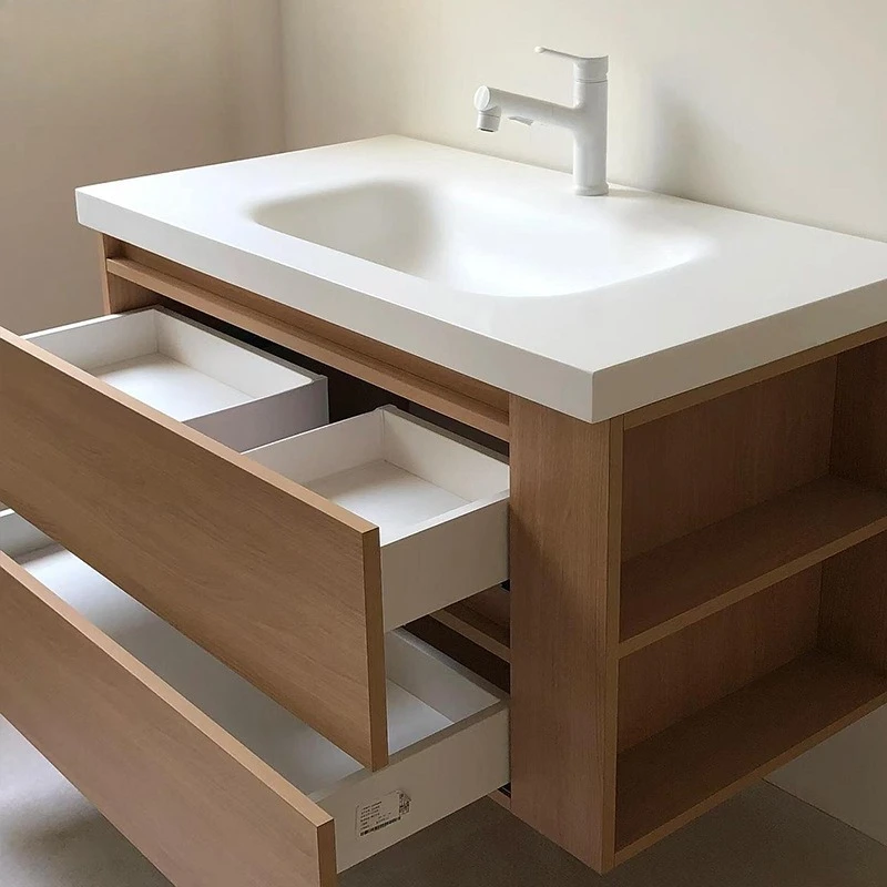 Japanese log style Corian integrated basin bathroom cabinet combination washbasin washbasin bathroom storage
Japanese log style Corian integrated basin bathroom cabinet combination washbasin washbasin bathroom storage