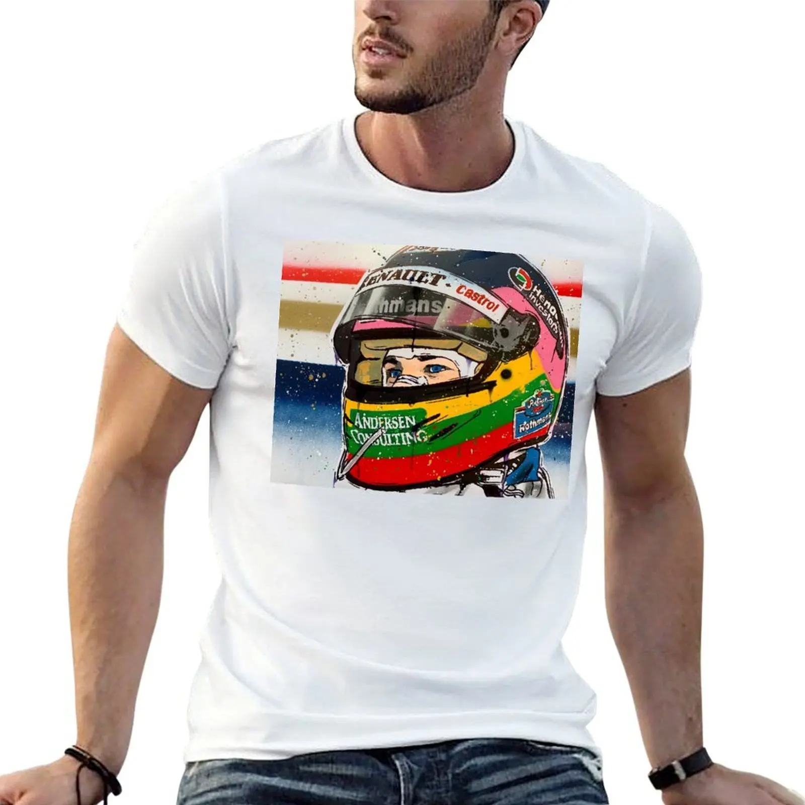 Jacques Villeneuve - Williams F1 graffiti painting by DRAutoArt T-Shirt t shirt for man T-Shirt
Jacques Villeneuve - Williams F1 graffiti painting by DRAutoArt T-Shirt t shirt for man T-Shirt