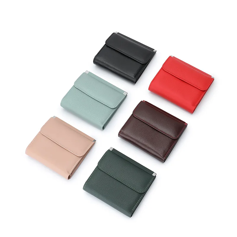 Однотонный короткий многоцелевой кошелек из натуральной кожи, простой кошелек с магнитной присоской, маленький кошелек для женщин
Однотонный короткий многоцелевой кошелек из натуральной кожи, простой кошелек с магнитной присоской, маленький кошелек для женщин