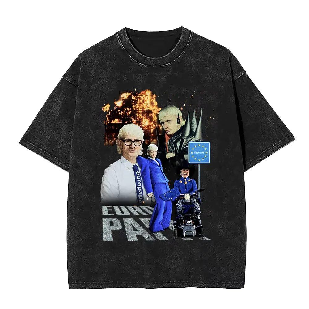 Joost Klein Vintage Washed T-shirt 2024 Eurovisions Europapa Graphic T-shirts Men Women Fashion Oversized T Shirts Streetwear
Joost Klein Vintage Washed T-shirt 2024 Eurovisions Europapa Graphic T-shirts Men Women Fashion Oversized T Shirts Streetwear