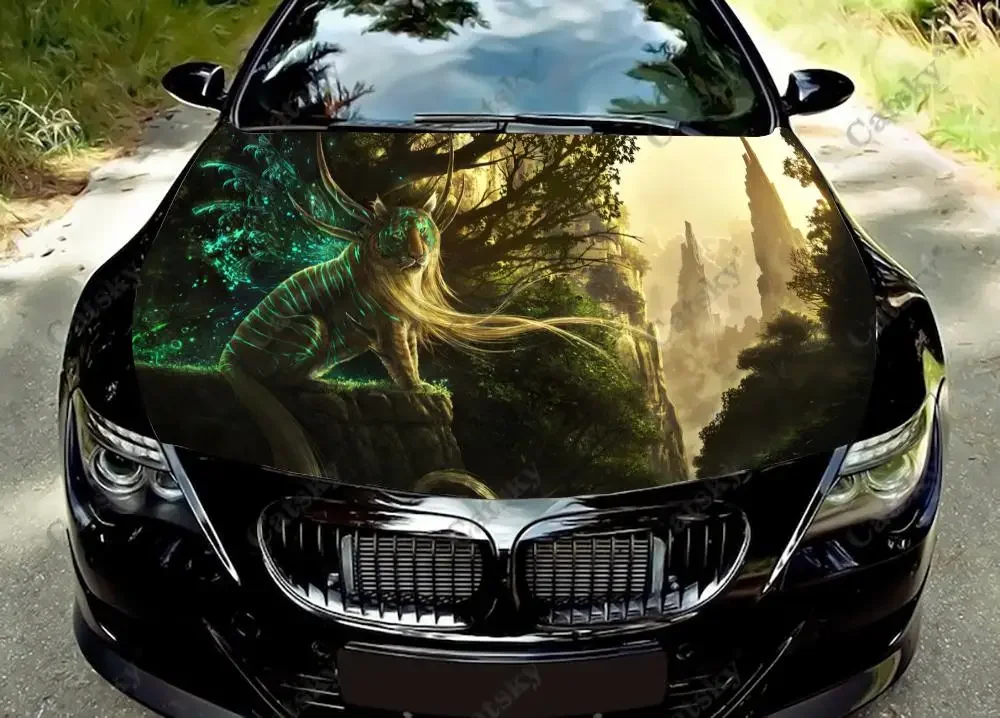 Fantasy Tiger Animal Car Hood Vinyl Stickers Wrap Vinyl Film Engine Cover Decals Sticker Universal Car Hood Protective Film
Fantasy Tiger Animal Car Hood Vinyl Stickers Wrap Vinyl Film Engine Cover Decals Sticker Universal Car Hood Protective Film