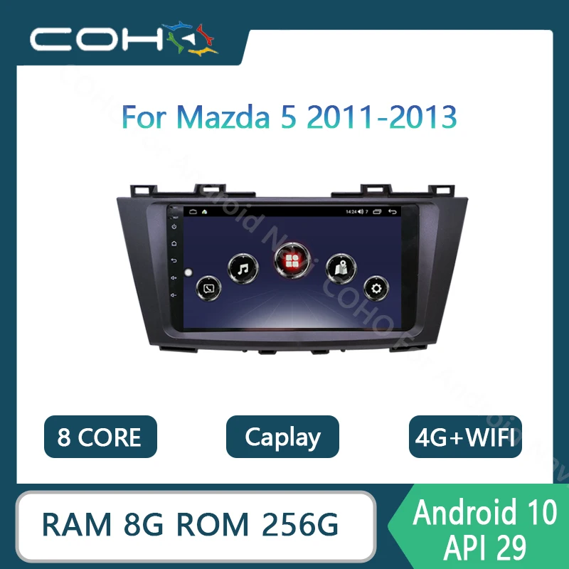 Для MAZDA 5 2011-2013 Автомобильный мультимедийный плеер Gps-навигация Радио Coche Android 256 RAM 8G ROM 1280G Octa Core 720 * Дисплей
Для MAZDA 5 2011-2013 Автомобильный мультимедийный плеер Gps-навигация Радио Coche Android 256 RAM 8G ROM 1280G Octa Core 720 * Дисплей
