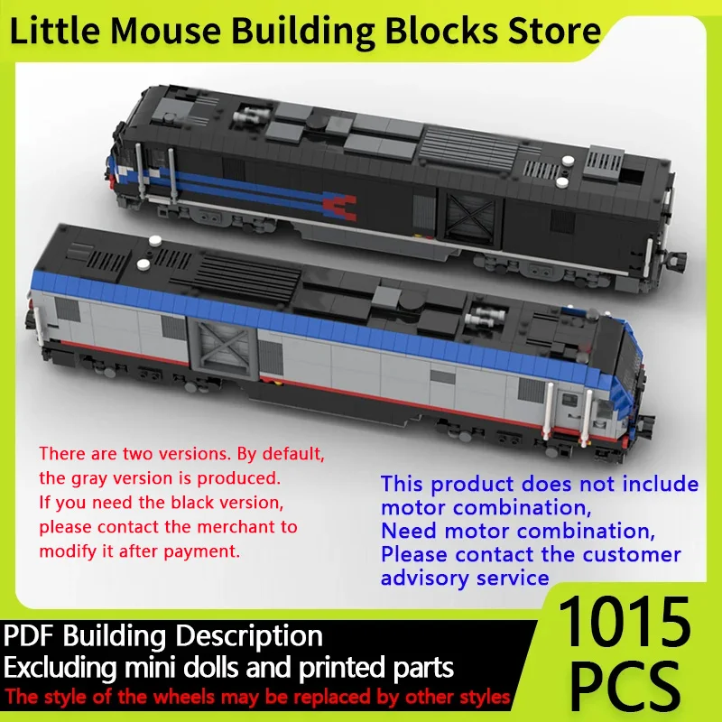 City Car Model MOC Building Bricks SC-44 Diesel-Electric Locomotive Modular Technology Gifts Holiday Assemble Children Toys Suit
City Car Model MOC Building Bricks SC-44 Diesel-Electric Locomotive Modular Technology Gifts Holiday Assemble Children Toys Suit