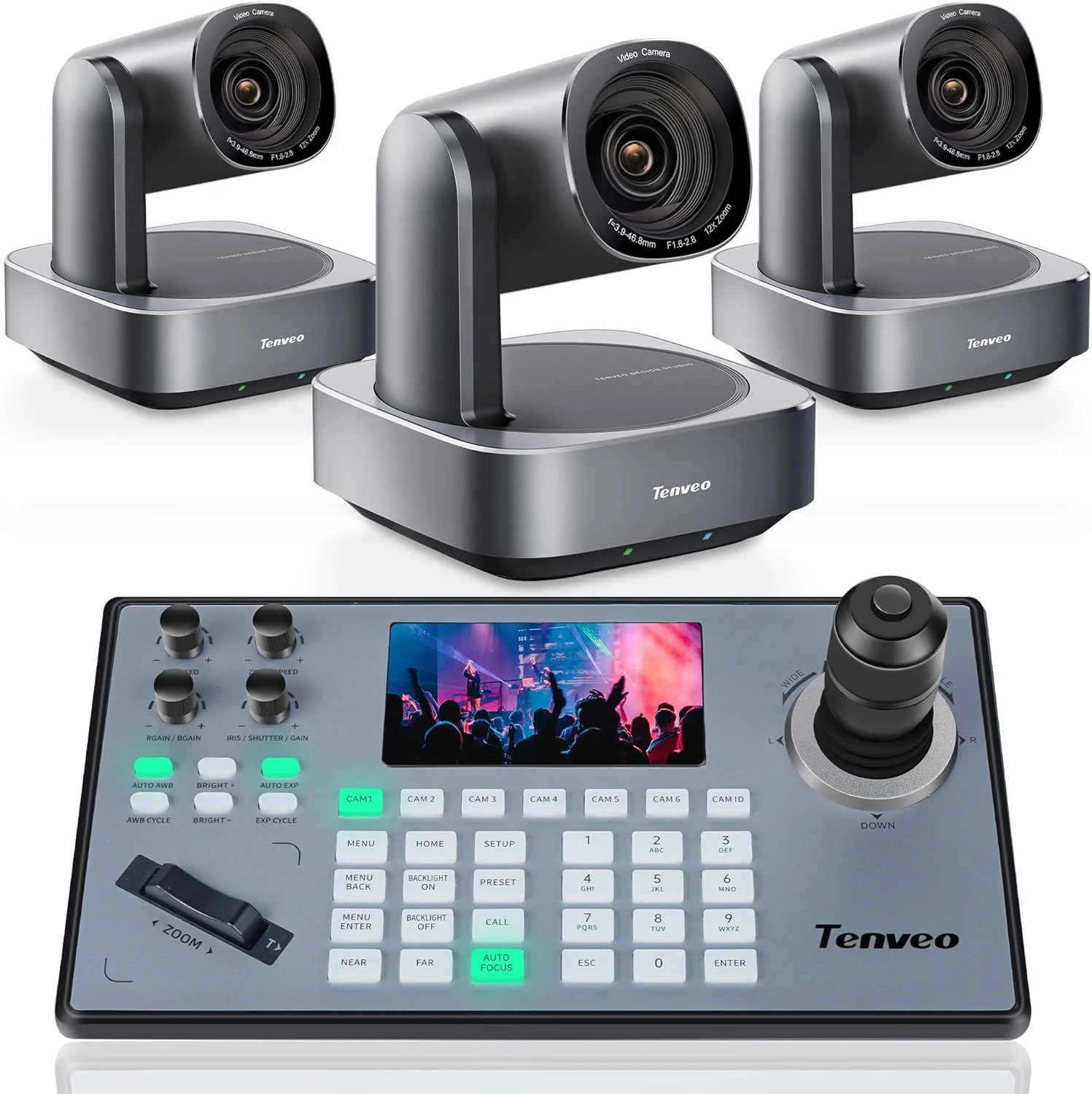 Горячая конференц-система 2024 года VL12U (3 шт.) + KB200PRO 12-кратный зум USB3.0/HDMI/RJ45 и контроллер 4D Jostick для большой конференции
Горячая конференц-система 2024 года VL12U (3 шт.) + KB200PRO 12-кратный зум USB3.0/HDMI/RJ45 и контроллер 4D Jostick для большой конференции