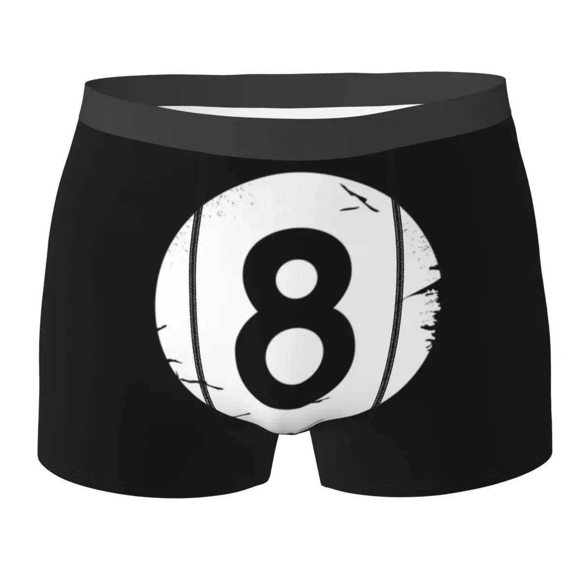 Boxer Underpants Shorts 8 Ball Billiards Pool Eight-ball Panties Male Ventilate Underwear for Homme Man Boyfriend Gift
Boxer Underpants Shorts 8 Ball Billiards Pool Eight-ball Panties Male Ventilate Underwear for Homme Man Boyfriend Gift