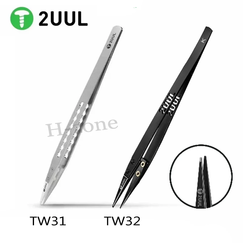 2UUL TW31 Ultrahard insulative Ceramic Tweezer Anti-Static For Mobile Chips Tweezers Mobile Phone/CPU/IC/PCB Repair Tweezers
2UUL TW31 Ultrahard insulative Ceramic Tweezer Anti-Static For Mobile Chips Tweezers Mobile Phone/CPU/IC/PCB Repair Tweezers