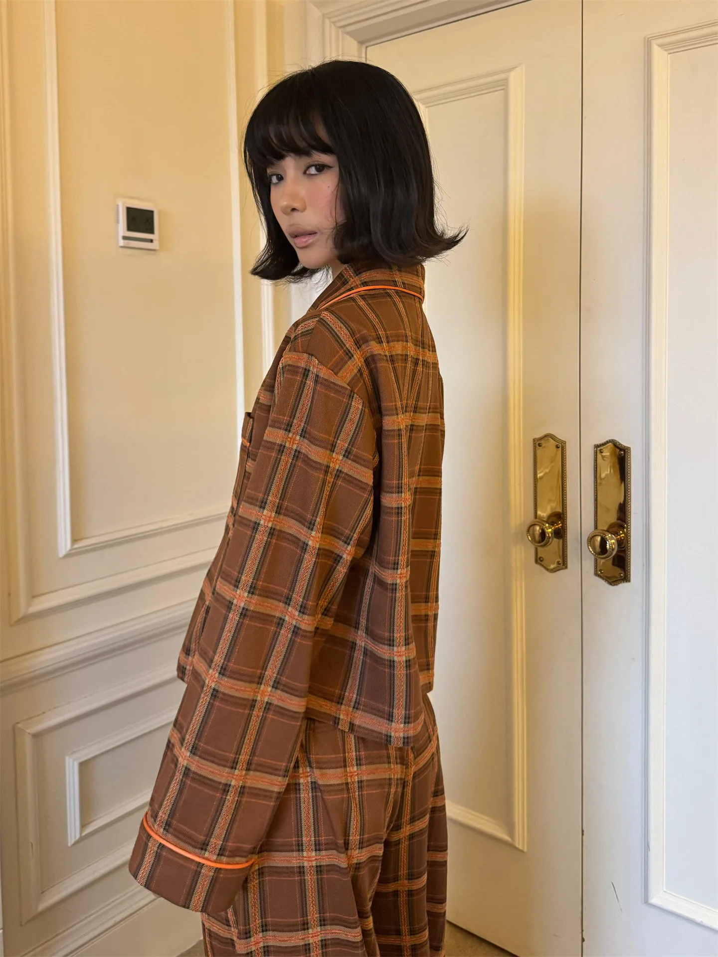 PJs SetWomen's pajama setWomen's warm winter pajamasFashionable home clothes, pajamasCute and soft pajama setNew plaid patt
PJs SetWomen's pajama setWomen's warm winter pajamasFashionable home clothes, pajamasCute and soft pajama setNew plaid patt