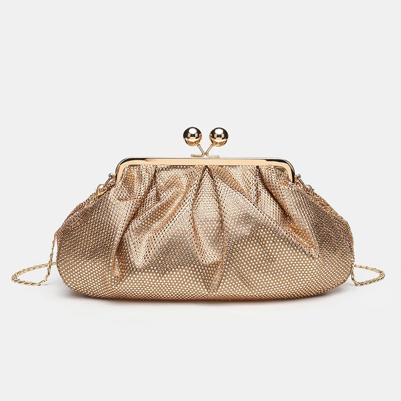 Lock Frame Clasp Evening Clutch Bag,Women Metal Chain Crossbody Shoulder Bag,Dumpling Pleated Cloud Sequin Luxury Purse,Chic
Lock Frame Clasp Evening Clutch Bag,Women Metal Chain Crossbody Shoulder Bag,Dumpling Pleated Cloud Sequin Luxury Purse,Chic