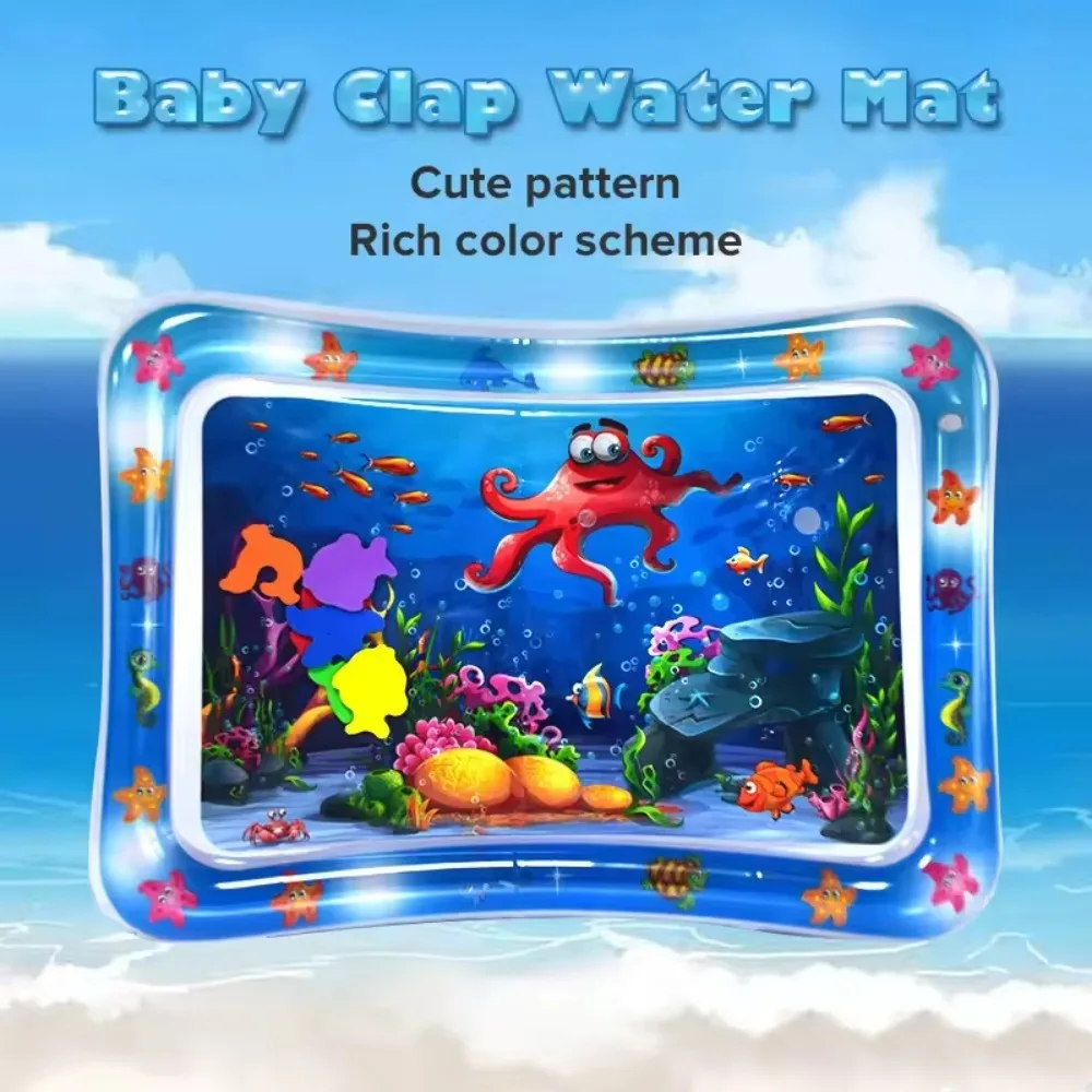 Baby Clap Water Mat Inflatable Tummy Time Play Mat Ocean Theme PVC Water Filled Sensory Toy for Infant Toddler Early Development
Baby Clap Water Mat Inflatable Tummy Time Play Mat Ocean Theme PVC Water Filled Sensory Toy for Infant Toddler Early Development