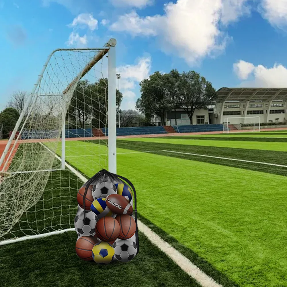 Сверхбольшая сетчатая сумка для футбольного мяча, спортивная сумка для хранения с плечевым ремнем для баскетбола, волейбола, футбола
Сверхбольшая сетчатая сумка для футбольного мяча, спортивная сумка для хранения с плечевым ремнем для баскетбола, волейбола, футбола