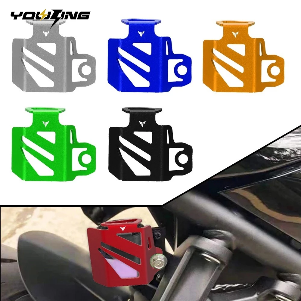 For YAMAHA MT07 MT09 MT03 MT10 MT25 MT 07 09 10 FZ07 FZ09 FZ 07 09 Motorcycle Rear Brake Fluid Reservoir Guard Cover Protect Cup 
For YAMAHA MT07 MT09 MT03 MT10 MT25 MT 07 09 10 FZ07 FZ09 FZ 07 09 Motorcycle Rear Brake Fluid Reservoir Guard Cover Protect Cup