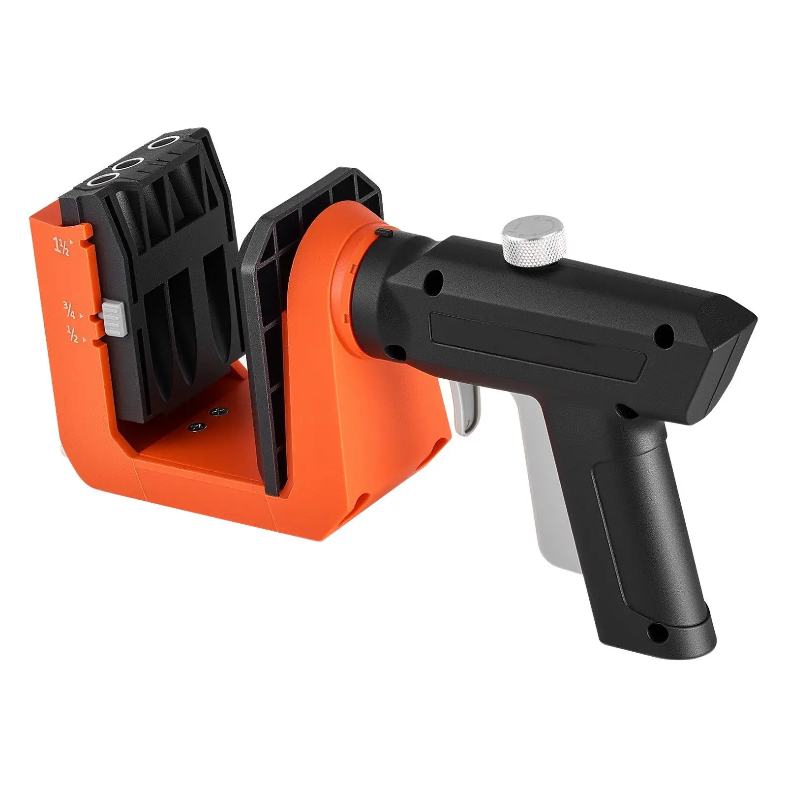 Pocket Hole Jig Kit, 1/2", 3/4", 1-1/2" Adjustable, 360° Rotating Handle, Jig Pocket Hole System with 260 Screws, C-Clamp, Stop
Pocket Hole Jig Kit, 1/2", 3/4", 1-1/2" Adjustable, 360° Rotating Handle, Jig Pocket Hole System with 260 Screws, C-Clamp, Stop