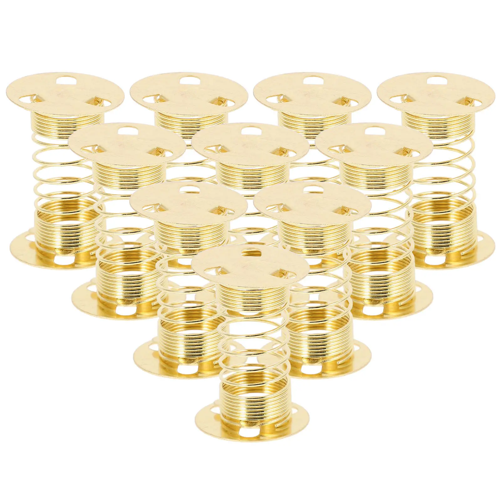 10Pcs Metal Car Dashboard Spring Bases Compact Shaking Head Base Easy Install Dashboard Dancing Spring Base for DIY Shaking Head
10Pcs Metal Car Dashboard Spring Bases Compact Shaking Head Base Easy Install Dashboard Dancing Spring Base for DIY Shaking Head